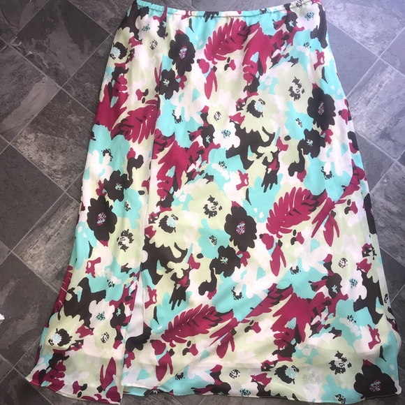 Merona Dresses & Skirts - ✨Merona Atresia Mint Floral Skirt✨